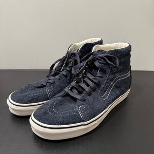 Vans® for J.Crew SK8-Hi, Hairy Textured Suede in Sky Captain